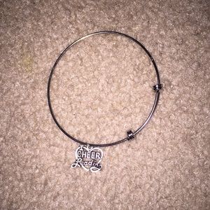 Cheerleader bracelet silver